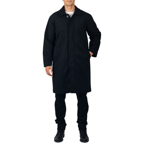 Alpine Swiss Zach Men's Wool Blend Overcoat – Knee-Length